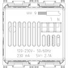 VIMAR - 14295.SL - 5V 2,1A USB supply unit 2M Silver (1)
