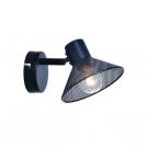 ACA LIGHTING - Wall luminaire    TNK2831SB   WALL MOUNTED 1ΧΕ14 PALOMA BLACK METAL 16X13X9CM