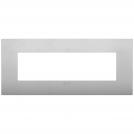 VIMAR - 19657.79 - Classic plate 7M techno matt silver