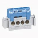 LEGRAND - IP2X terminal block - neutral (blue) - 4 x 1.5 to 16² - L. 47 mm 4840