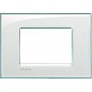 BTICINO - LNA4803KA Square cover plate 3 modules - acquamarine -technopolymer