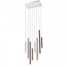 REDO GROUP - Пендел MADISON 01-2049 SU LED 32W 3000K SQ  S/CP+AL+BK+CF