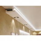 RAY DECOR - Decorative XPS profile for mounting LED strip and moons 73x185x2000mm RL180