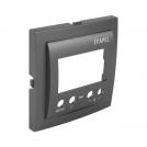EFAPEL - Face plate for Programable chronothermostat GREY 90748 TIS LOGUS 90