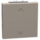 BTICINO - Shutter switch 2M color Stone Light Now YG4037NM2