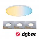 PAULMANN - 79895  LED Panel Smart Home Zigbee 3.0 Velora round 400mm ◼22W◼2200lm◼Tunable White◼dimmable✴White 