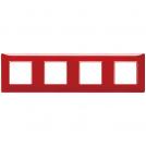 VIMAR - 14669.51 - Plate 8M (2+2+2+2) 71mm Reflex ruby 