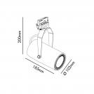 FARO - LED прожектор MINI-SIGMA 010900202W LED 15W, 950LM, 2700K (1)