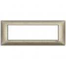 VIMAR - 14657.70 - Plate 7M metal metallized bronze