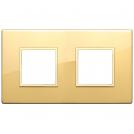 VIMAR - 21643.G09 - Plate 4M (2+2) 71mm polished gold