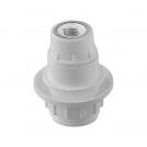 VIVALUX - Bakelite lamp holder Е14 half threaded set with ring T190° white VIV001599 