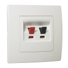 MAKEL - 32001080 Audio Socket Outlet (Hi-Fi) Lillium Natural Kare