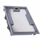 LEGRAND - Floor box, flush mount, 18 mod., grey, Legrand 89611