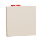 SCHNEIDER ELECTRIC - NU320544 New Unica - Intermediate switch 10A screwless 2modules ivory
