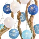 ACA LIGHTING - RUBBER WIRE 20 LED STRING LIGHTS, WARM WHITE, IP20, 165cm XR20WW2A
