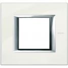 BTICINO - HA4802BG Rectangular cover plate 2 modules - white Limoges 