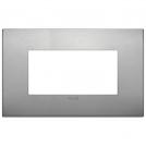 VIMAR - 19654.16 - Classic plate 4M aluminium lava