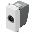 TEM - KM12PW Socket TV transitional 10db 1M, color White gloss, Modul