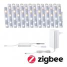 PAULMANN - 78870 MaxLED 250 LED Strip Smart Home Zigbee 3.0 Tunable White coated basic set 5m IP44⚡18W 250lm/m 30 LEDs/m 36VA