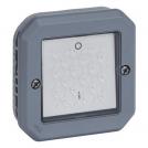 LEGRAND - Влагозащитен Двуполюсен ключ 16А Plexo New Сив 69527L