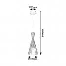 RABALUX -  PENDANTS LEANDROS 72005 E27 1X MAX 60W (2)