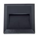 V-TAC - 2W LED Осветление за Стъпала Черно Тяло Квадрат IP65 4000К SKU: 211322  VT-1152