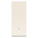 VIMAR - 1P 10AX Traditonal 1-way switch in-line canvas, lightable - 30020.C