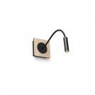 FARO - MOOD Black and wood reader lamp Ref.20060