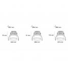 POLARIS LIGHTING - LED DOWNLIGHT COM DALI DIM Ø45/H55mm 5W 3000K 450lm 36° white 1012-5D (3)