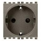 VIMAR - 19208.FX.M - 2P+E 16A DE SICURY outlet screwlessMetal