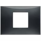 VIMAR - 09672.03 cover plate - 2 centered module slate grey color NEVE UP