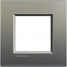 BTICINO - LNA4802AE Square cover plate 2 modules - avenuе