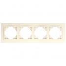 EFAPEL - FOUR GANG FRAME IVORY/IVORY 90940 TMM LOGUS 90 Animato