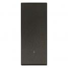 VIMAR - 1P 10AX Traditonal 1-way switch in-line black, lightable - 30020.G