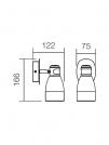 SMARTER - spot luminaire SCENIC 04-336 E14, 1 x max. 28W (1)