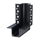 ULTRALUX - Vertical L-connector for recessed mounting deep rails black LMST30VK