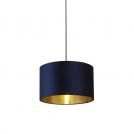 SEARCHLIGHT - Абажур   31040AZ   Navy Velvet⚡1 х HALOGEN 60W⚡ B22 E14 E27