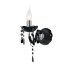 ACA LIGHTING - Аплик    SF63991B WALL LAMP 1X40W E14 BLACK ACRYLIC PEGASUS 
