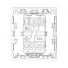 VIMAR - 1P 10AX revers.switch 2M in-line black, lightable - 30012.2G (3)