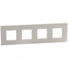 BTICINO - cover plate 2+2+2+2 modules Sand Stone Light Now YA4802M4GS
