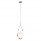 SEARCHLIGHT - 9171-1SS Avalon 1lt Ball Pendant, Ss With Opal Glass