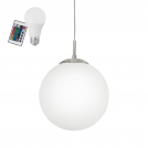 EGLO - пендел 75361 RONDO-C E27-LED-RGBW-A60, 1X7,5W