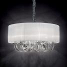 IDEAL LUX - pendnat luminaire SWAN SP3 Argento 208497