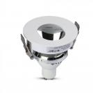 V-TAC - GU10 Fitting White+Chorme Round SKU: 3164 VT-874 (2)