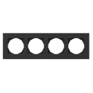TEM - Frame 4x color Black Flat Logiq OF40BK