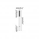 FARO - garden post IP65 SCREEN 751212D LED 38W, 1819LM, 3000K (1)