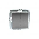 MONO ELECTRIC - MONO ELECTRIC - Double One Way switch DESPINA, 10A, MN-500-002435-102, ANTHRACITE