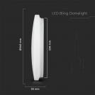 V-TAC - 12W LED Плафон Звезди 3в1 ф260mm Сменяем Спектър SKU: 217602 (2)