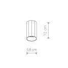 NOWODVORSKI - ceiling luminaire 8876 POLY S BLACK (1)