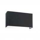 FARO - COTTON Horizontal Square black wall lamp 2L Ref.66414